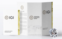 Yüksek kaliteli yastık kesimli F renkli laboratuvarda yetiştirilmiş elmas IGI sertifikalı gevşek elmas mükemmel parlaklıkta sentetik değerli taş takı
