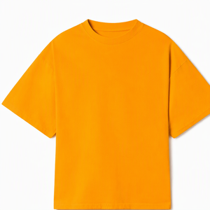 Camiseta de Manga Corta para Hombre, Corte Regular, Color Sólido, Cuello Redondo, Informal, Tejido de Punto, 100% Algodón - Product Image 2