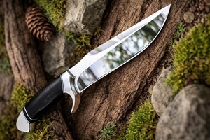 Custom Handmade Horn Handle Stainless Steel Blade Unique Outdoor Knife Best Gift for <b>Men</b>-ODM/OEM/OBM Customizable - Product Image 6