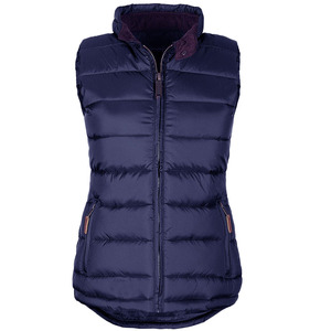 Gilet matelassé sans manches coupe-vent avec fermeture éclair, taille personnalisable, gilets matelassés brillants pour femmes - Product Image 6