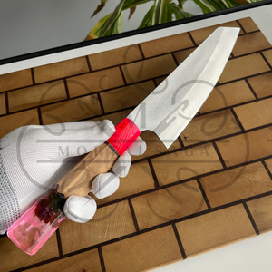 Handcrafted Stainless Steel Chef & Hunting <b>Knife</b> with Wood Handle Skull Design 10-Inch Blade High Hardness - Product Image 3