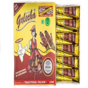 Vente en gros pas cher 12 pièces/boîte noir brun indien semi-permanent henné cône tatouage encre corps Art qualité supérieure sans ammoniaque - Product Image 3