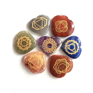 Meilleure vente cristaux naturels pierre de guérison pierre précieuse agate pierre maltée sculpture guérison forme de coeur à vendre - Product Image 2