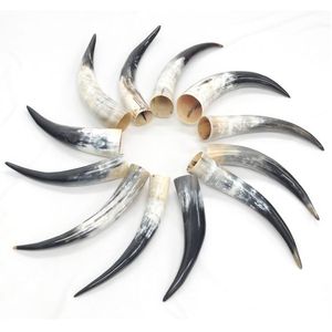 Cuerno Vikingo Hecho a Mano de Cuerno de Búfalo Duradero, Ecológico, Clásico, para Beber Cerveza, Decoración para el Hogar, Hotel, Restaurante, Regalo Empresarial - Product Image 1
