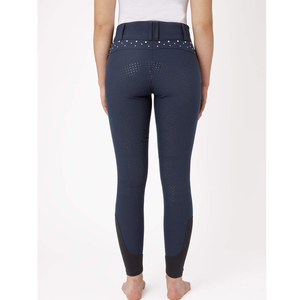 Leggings de yoga légers, respirants et à séchage rapide, pantalons de sport durables pour femmes, taille mi-haute, couleur unie, longueur intégrale, pour l'équitation - Product Image 5