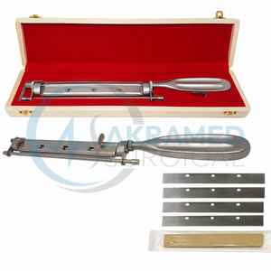 Juego de Instrumentos Quirúrgicos Dermatológicos Akramed, 5 Cuchillas de Acero Inoxidable, Bisturí para Injertos de Piel, Manual, Certificado CE, Herramienta Médica - Product Image 6
