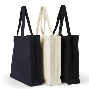 Nouveau sac fourre-tout en coton respirant, tendance et pratique pour un usage quotidien, couleur unie, longue poignée, bandoulière, grande capacité, réutilisable pour le shopping - Product Image 4