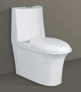 Inodoro Cuadrado Suspendido de Cerámica sin Borde ELIPS-5013 de Una Pieza con Doble Descarga y Sifón para Baños de Villas, Hoteles y Escuelas - Product Image 3