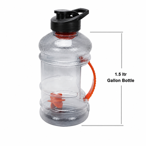 BPA Free Plastic <b>Water</b> <b>Bottle</b> With Handle Leak Proof <b>1.5</b> <b>L</b> Direct Drinking Gallon <b>Bottle</b> for Gym Travel - Product Image 2