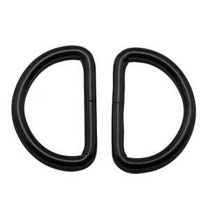 Anillas en D de Acero Inoxidable al por Mayor, Hebillas Metálicas en D de Color Negro Mate para Cinturones, Bolsos, Maletas, Collares para Mascotas y Accesorios de Manualidades - Product Image 3
