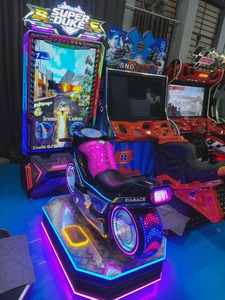 Machine d'arcade de course de moto Super Duke, simulateur de conduite de moto 3D à mouvement vertical, grand écran, à monnayeur, pour usage commercial - Product Image 1