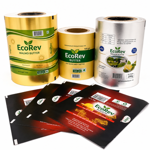 EcoRev ECO14 High Quality Soft Temper Printed Butter Aluminum Foil <b>Paper</b> Precut Sheets Alloy 8011 for Food Wrapping - Product Image 4
