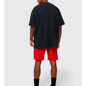 Conjuntos Cortos de Verano para Hombre al por Mayor, con Logotipo Personalizado, 100% Algodón, Camisa y Pantalones Cortos Extra Grandes, Conjuntos de 2 Piezas, Calidad Personalizada - Product Image 2