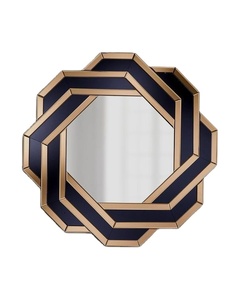 Espejo de pared con marco de madera de Mango de alta calidad, diseño minimalista elegante para sala de estar, dormitorio, salón, pieza decorativa para decoración del hogar - Product Image 1