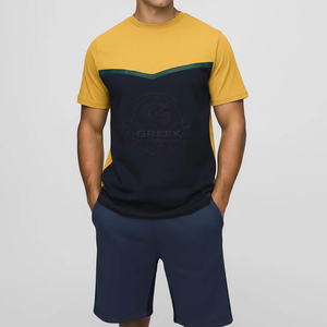 T-shirts pour hommes, respirants, en coton mélangé doux, vêtements décontractés streetwear, mode quotidienne, coupe ample, manches courtes, séchage rapide, OEM ODM - Product Image 5