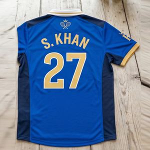 Maillot de tennis à col rabattu personnalisé avec nom d'équipe, hauts de tennis imprimés, 100 % polyester, vêtements de sport, polos de tennis - Product Image 2