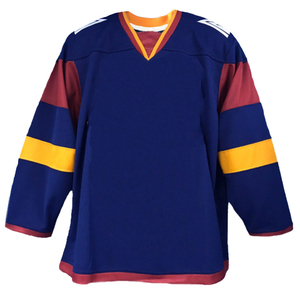 Camiseta de Hockey sobre Hielo Personalizada al por Mayor, 100% Poliéster, con Tirantes Ajustables, Mangas Largas, Transpirable, de Secado Rápido, Tallas Grandes para Niños - Product Image 4