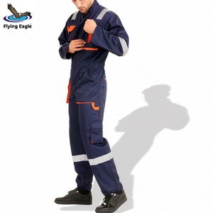 Uniforme de Trabajo Industrial Premium, Chaqueta y Pantalones de Algodón Transpirable, Ropa de Seguridad Protectora - Product Image 2