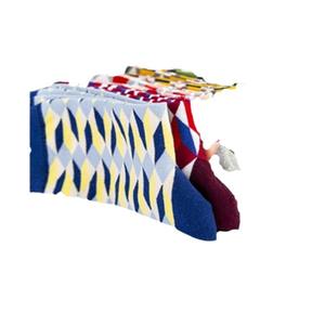 Chaussettes mi-mollet en coton tissé à carreaux rétro, nouvelle mode, tendance décontractée, pour hommes, vente en gros - Product Image 6