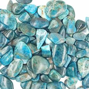 Cabochons d'apatite néon naturelle, formes et tailles variées, pierres précieuses polies en vrac pour la fabrication de bijoux, vente en gros, approvisionnement en vrac - Product Image 2