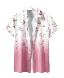 Camisa ligera con botones florales para mujer, corte regular, para uso diario - Product Image 1