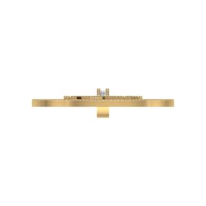 Collier personnalisé avec pendentif initial RAP, disque en diamant de laboratoire, or massif plaqué rhodium jaune, bijoux hip-hop sur mesure pour homme - Product Image 2