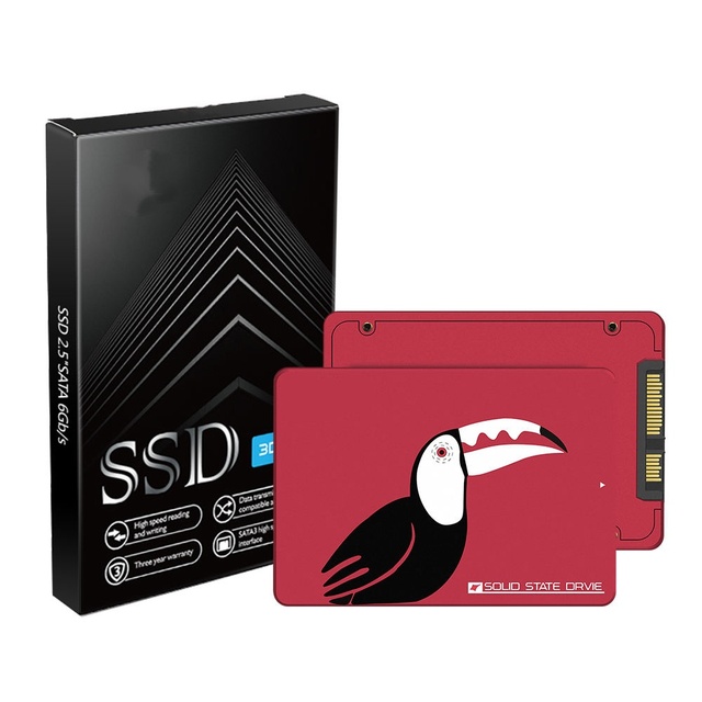 High Performance Aluminium Alloy Internal 2.5 Inch SATA III SSD Hard Disk for Desktop with 500-600MB/s Read Speed