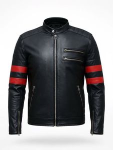 แจ็คเก็ตหนังดีไซน์ล่าสุด ใส่สบายสำหรับฤดูหนาว ปี 2025 คุณภาพสูง แฟชั่นทันสมัย แขนยาว พร้อมจำหน่ายออนไลน์ - Product Image 4