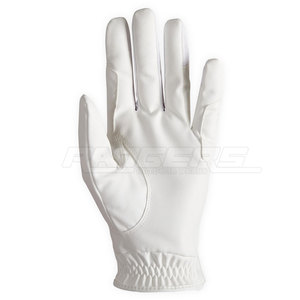 Gants d'équitation en cuir blanc, à doigts entiers, respirants, légers, pour l'été, vêtements de sport personnalisés, unisexes, gants d'équitation - Product Image 2