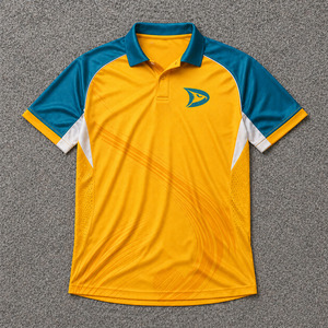 Vente en gros de maillots de cricket en polyester respirant, uniformes d'équipe personnalisés sans marque, tenues de match, fabrication en usine - Product Image 1