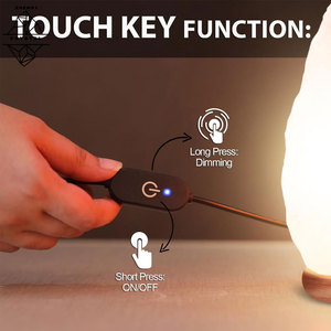 Lámpara de Sal del Himalaya Minimalista con Diseño Floral y Musical, Hecha a Mano, Decoración Moderna para el Hogar de Alta Calidad - Product Image 5