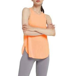 Camisetas sin mangas de algodón de alta calidad para mujer 2024, camisetas personalizadas para deportes de Fitness, gimnasio, entrenamiento para correr, camisetas de Yoga de talla grande XL, suministro al por mayor - Product Image 4