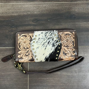 Pochette en cuir véritable usinée à la main pour femmes, longue et mince, vintage, couleur unie, avec boucle en cuir de vachette, porte-cartes Portefeuille 2025 - Product Image 4