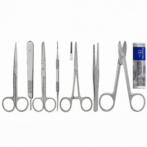 Kit d'entraînement pour étudiants en podologie, 7 pièces, ensemble d'instruments de pédicure, kit de soin des ongles des pieds pour débutants avec étui - Product Image 2