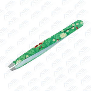 Pince à épiler professionnelle en acier inoxydable verte de haute qualité pour enlever les cheveux Instruments de beauté Outils de beauté - Product Image 5