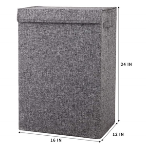 Sac à linge en jute imprimé sur mesure avec cordon de serrage pour la blanchisserie d'hôtel et le rangement à domicile - Product Image 3