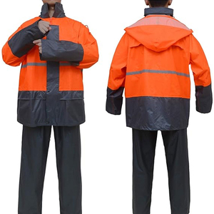 Rain Suit Professional Waterproof Rain <b>Jacket</b> and Pants Set Lightweight Outdoor Wear OEM Bulk Supply - Product Image 2