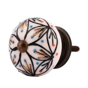 Tirador de Cerámica Vintage con Forma de Calabaza, Retro Moderno, Decorativo para Cajones, para Muebles de Dormitorio y Baño, para Armarios - Product Image 5