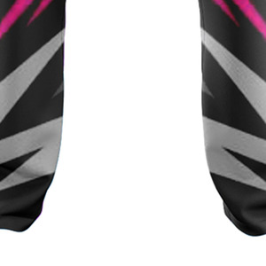 Men's Black Pink Gray Sublimation Printed Sporty Sweatpants Elastic Waist Quick Dry Lightweight Summer Wear - Product Image 4