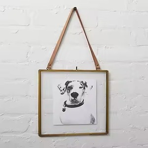 Exclusive Finish Metal Glass Photo <b>Frame</b> Hanging Wall <b>Picture</b> Display <b>Frame</b> Elegant Interior Decor - Product Image 3