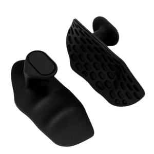 Silicone Weight Lifting Grips <b>Fingerless</b> Gym <b>Gloves</b> Anti Slip Palm Protectors for Deadlift Dumbbell Barbell Training - Product Image 4