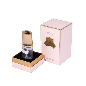 Custom Pink Gold Paper Luxury <b>Personalised</b> Candle Packaging <b>Boxes</b> for 8 oz Candle with EVA Insert - Product Image 1