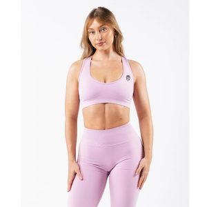 Soutien-gorge de sport sans coutures pour femme, dos ouvert, coupe sculptante, maintien extensible pour yoga, gym, entraînement, performance, vêtements de sport - Product Image 1