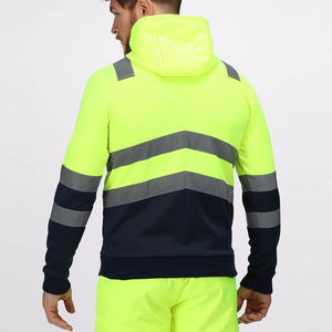 Custom Bulk Men's Hi Vis Reflective Safety Construction Work-wear <b>Jacket</b> Men Women Sizes Available - Product Image 6