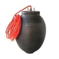 Bouchon de tuyau gonflable multi-diamètres en caoutchouc pour blocage de débit et restauration sans excavation