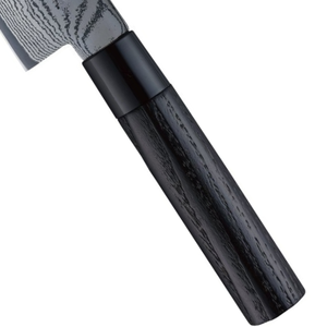Couteaux de chef, lame de 270 mm, motif Damas, avec manche en bois foncé, pour la découpe professionnelle en cuisine et les tâches quotidiennes de préparation alimentaire. - Product Image 4
