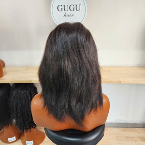 Gugu Hair Vietnam <b>Bob</b> <b>wigs</b> Natural Straight 10 inches Virgin Vietnamese Hair <b>Wig</b> for Women Glueless Lace 5x5 Closure - Product Image 1