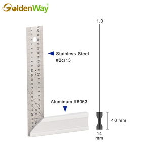 Thép không gỉ 40 cm đo Cai Trị <span class=keywords><strong>L</strong></span> hình vuông Cai Trị - Product Image 6