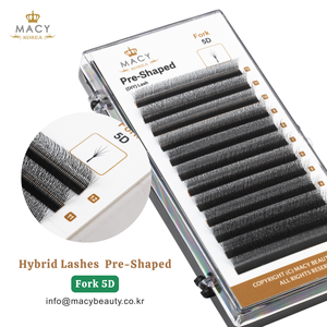Extensions de cils hybrides préformées 5D MACY BEAUTY KOREA – Vente en gros de cils personnalisés sous marque privée - Product Image 2