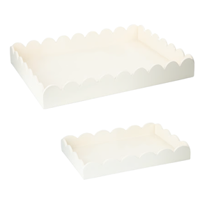 Custom Decorative Glossy Finish Lacquer <b>Tray</b> Warm Color, Must-Have Large Tea Platter for Elegant Dining <b>Table</b> From Vietnam - Product Image 5